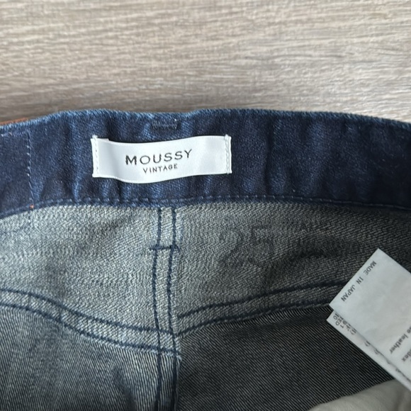 MOUSSY VINTAGE Crawford Rebirth Skinny in Dark Blue 25 - Picture 9 of 13